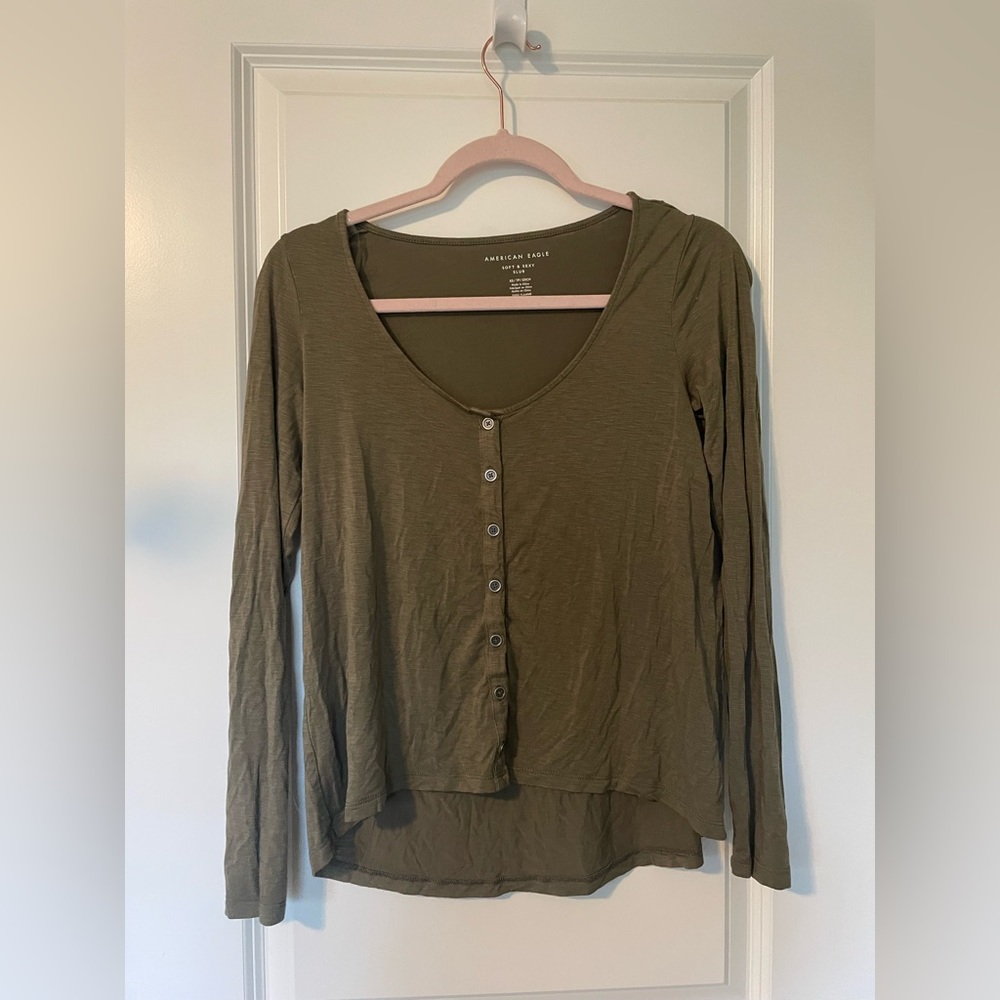Long Sleeve American Eagle Top